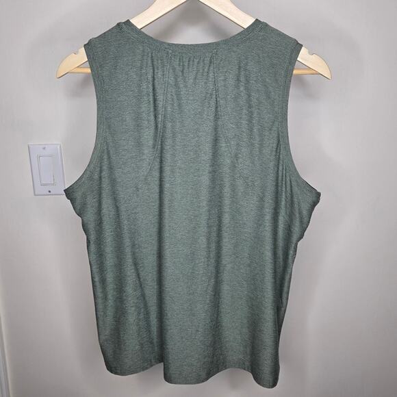 JOCKEY Sage Green Athletic Tank Top Size M - Picture 3 of 6